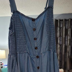 Torrid Jean Babydoll Dress Size 5